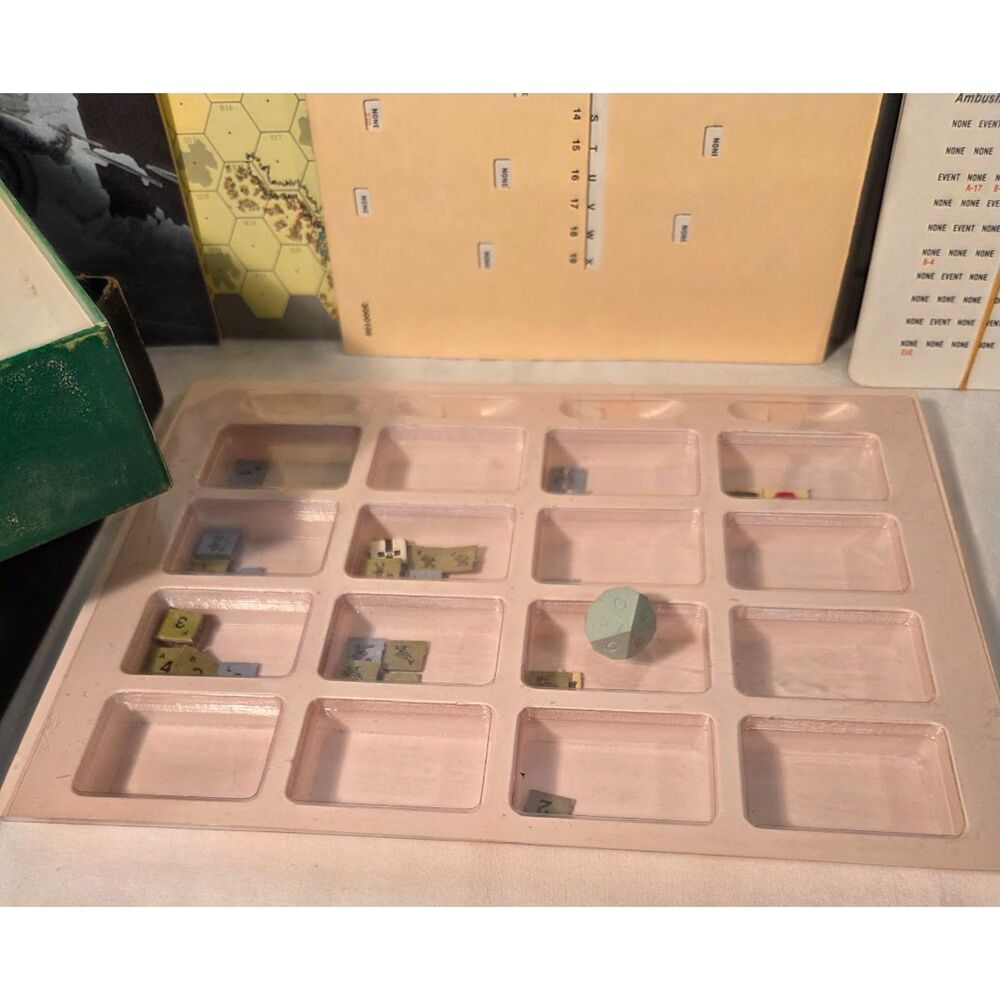Vintage Ambush! WWII Combat Board Game 1983 Victory Games - Picture 6 of 8